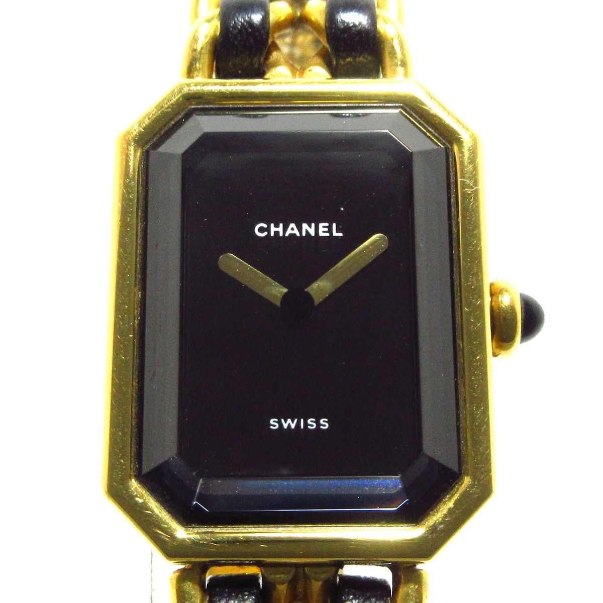 CHANEL シャネル 腕時計 プルミエール レディース サイズ L 黒