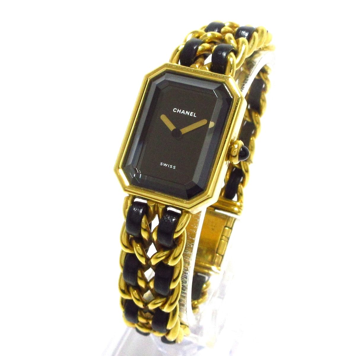 CHANEL シャネル 腕時計 プルミエール レディース サイズ L 黒