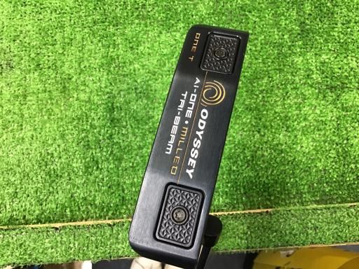 オデッセイ Ai ONE MILLED TRI BEAM T 34インチ パター PT STROKE LAB 90 スチール フレックスその他 メンズ 男性用 右利き 右用 Bランク ゴルフクラブ