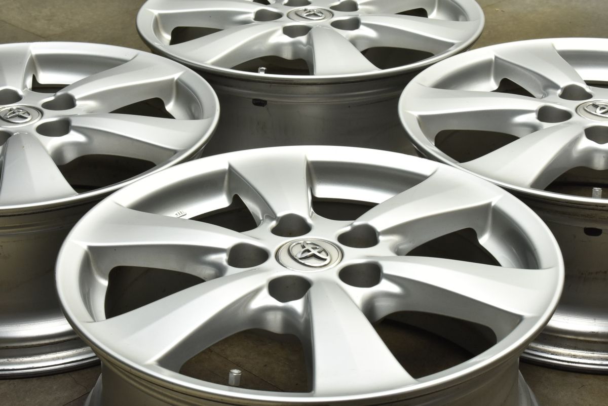 交換用に トヨタ エスティマ 17 in 7 J 50 PCD 114 3 4本セット ノア ヴォクシー エスクァイア カムリ クラウン 流用