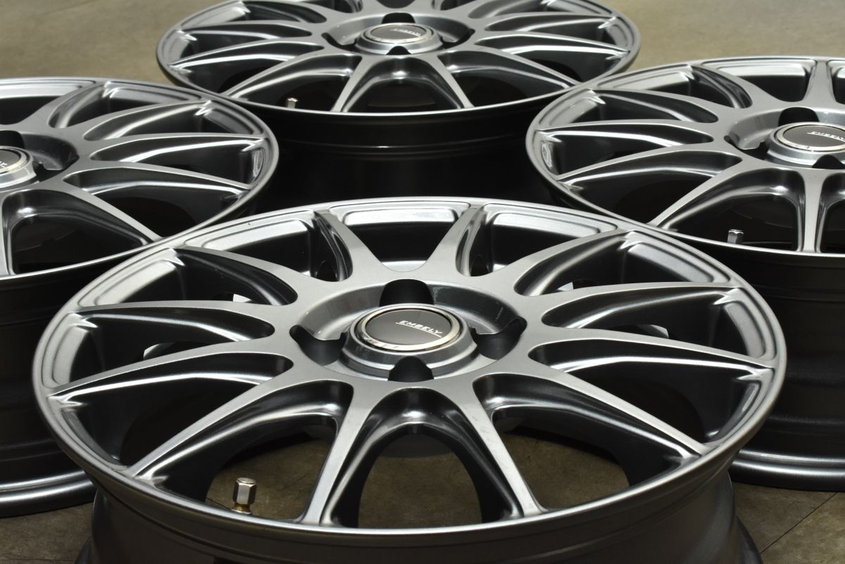 EMBELY S 12 15 in 5 J 42 PCD 100 4本セット フィールダー アクア ヤリス フィット ノート デミオ 交換用 スタッドレス用に