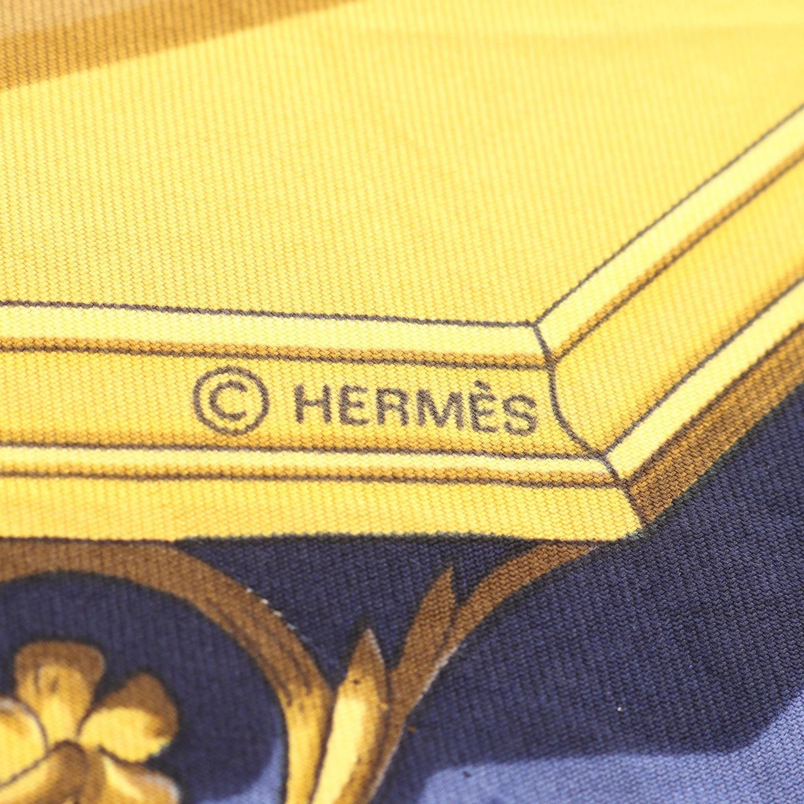 HERMES エルメス カレ90 DIES ET HORE スカーフ