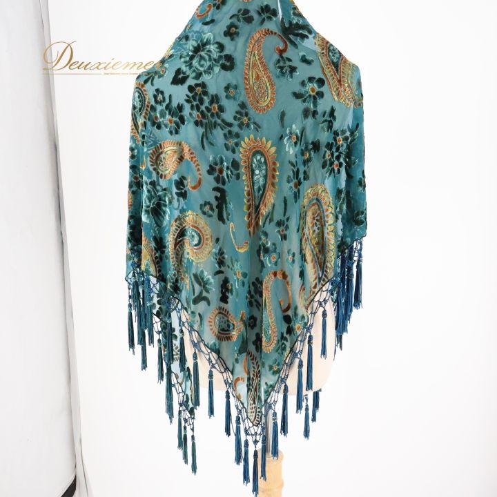 フラメンコ 衣装 シージョ ピキージョ 小物 グリーン系 緑 青緑 花柄