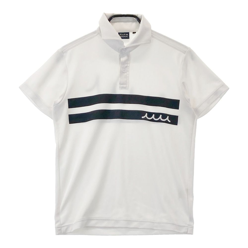 サイズ 4 MUTA MARINE ムータマリン 半袖ポロシャツ ホワイト系 240101550948 ゴルフウェア メンズ ストスト