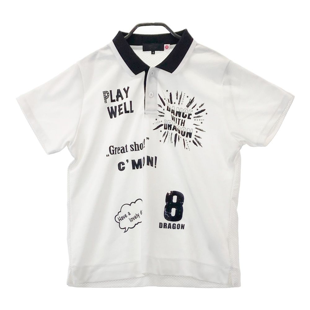 サイズ：4 DANCE WITH DRAGON ダンスウィズドラゴン 半袖ポロシャツ