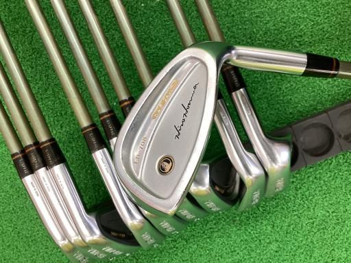 本間ゴルフ LB-708 H-F 黒七宝 10S アイアンセット IR 1S NEW TITANIUM CARBON フレックスその他 メンズ 男性用 右利き 右用 Dランク ゴルフクラブ