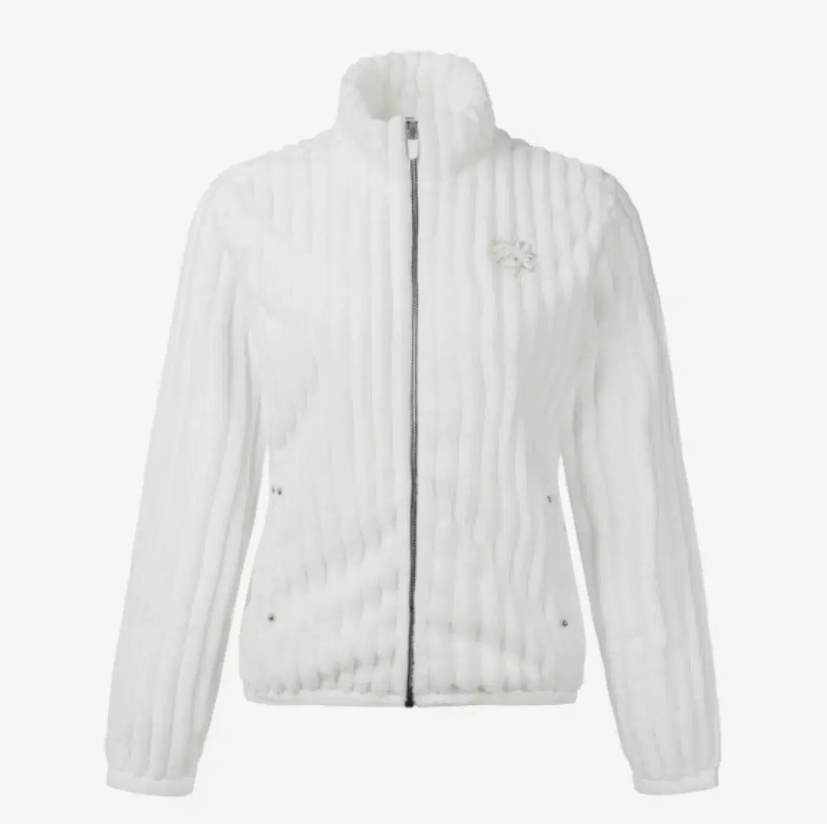 St ANDREWS セント アンドリュース レディース フェイクファー ジャージ ジップアップ S 55-55半