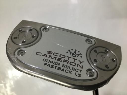 タイトリスト SCOTTY CAMERON SUPER SELECT FASTBACK 1.5 34インチ パター PT スチール フレックスその他 メンズ 男性用 右利き 右用 Nランク ゴルフクラブ