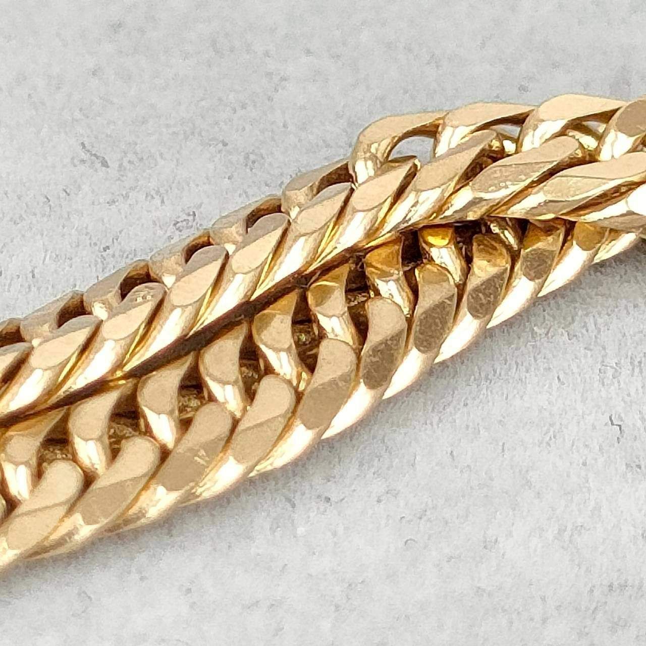 18金 K 18 男女兼用 6面ダブル 喜平リング 2.41ｇ 18号 D 457