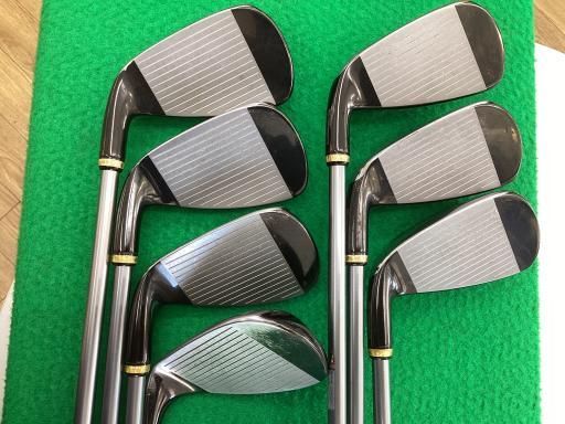 プロギア SUPER egg 9 S アイアンセット IR eggオリジナルカーボン フレックスSR メンズ 男性用 右利き 右用 Cランク ゴルフクラブ