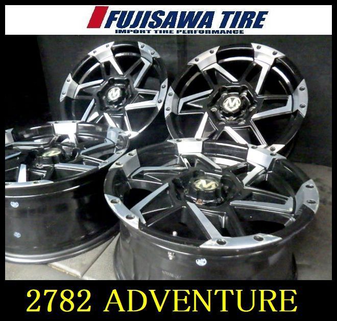 2782 B Weds MUD VANCE 05 17 x 8 0 J 6穴 PCD 139 7 20 4本