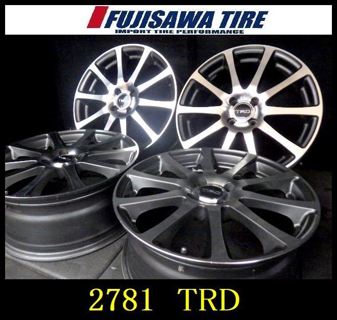 2781 B TRD 17 x 7 0 J 4穴 PCD 100 47 4本