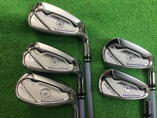 ヤマハ inpres DRIVESTAR 5S レディース アイアンセット IR VANQUISH for inpres LM423i フレックスA レディース 女性用 右利き 右用 Cランク ゴルフクラブ