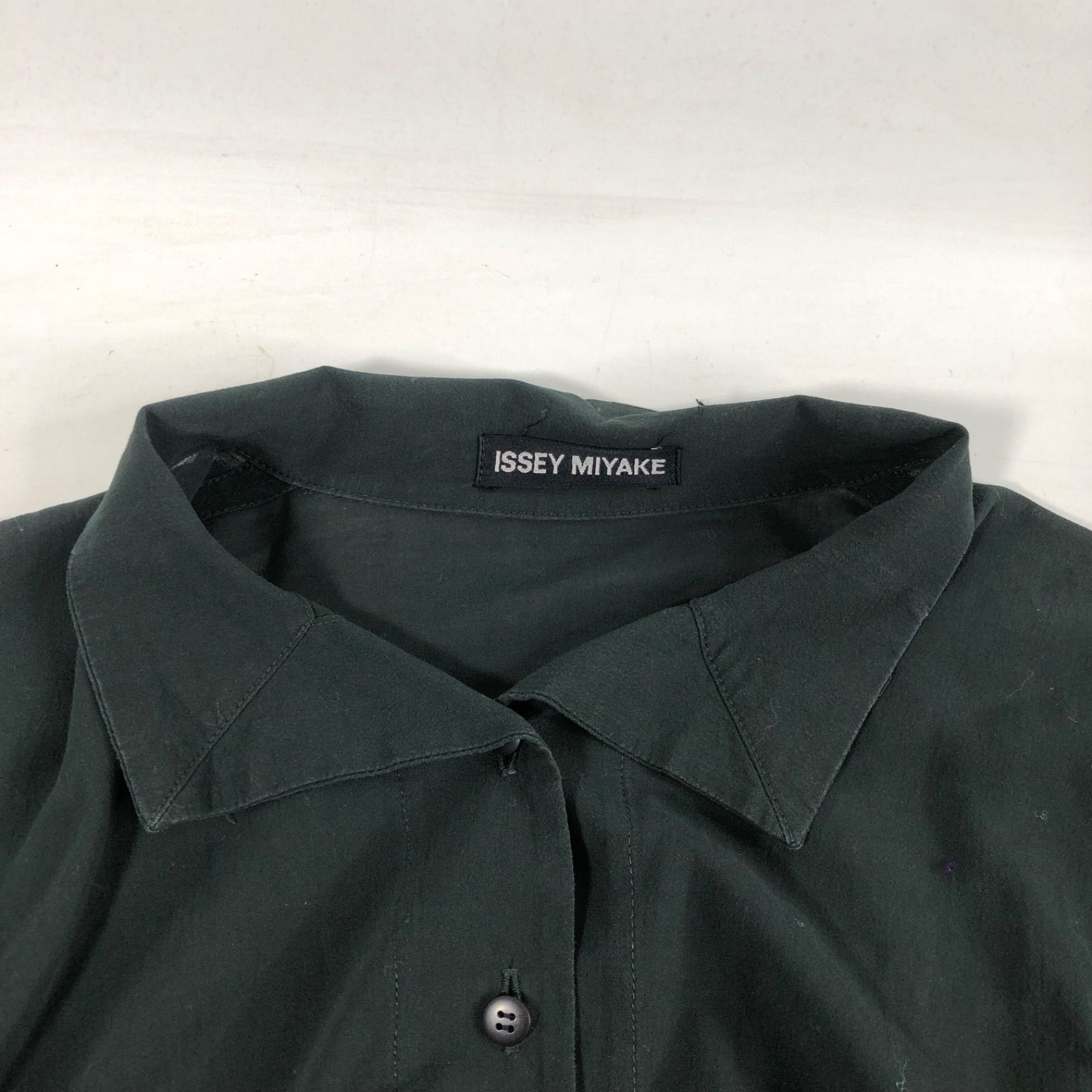 A1113-9-5 ISSEY MIYAKE イッセイミヤケ レディース ロングシャツ 長袖