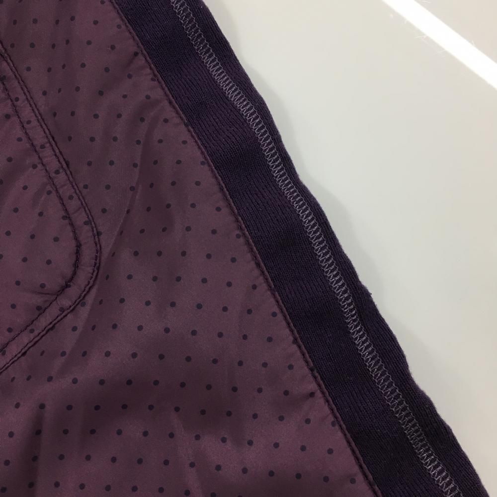 ヒールクリーク 中綿パンツ パープル ドット サイドリブ レディース 38