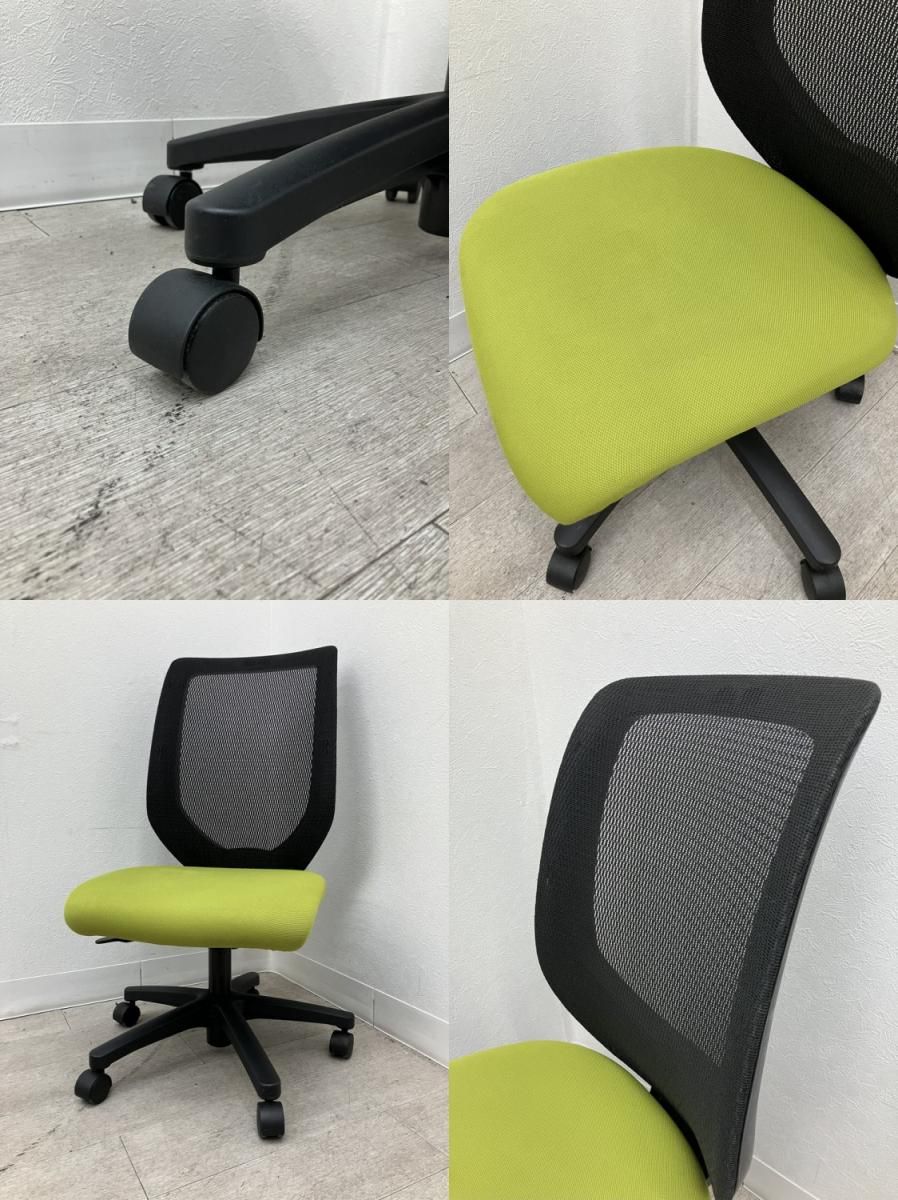  品 イトーキ コルトチェア ブラック 通気性良好 オフィスチェア ワークチェア 椅子 チェア