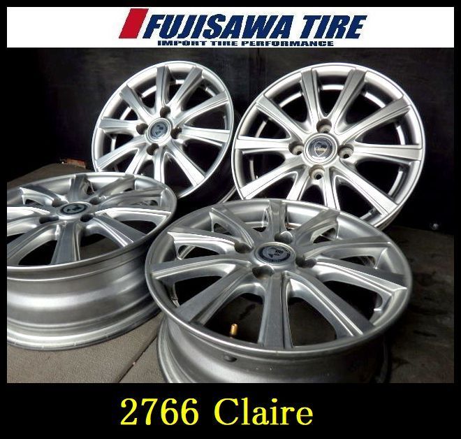 2766 J Claire 14 x 5 4穴 PCD 100 38 4本