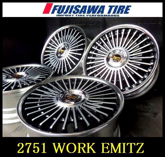 2751 WORK EMITZ 19 x 8 0 J 5穴 PCD 114 3 40 4本