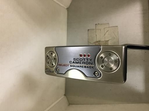 タイトリスト SCOTTY CAMERON select SQUAREBACK 2018 33インチ パター PT スチール フレックスその他 メンズ 男性用 右利き 右用 Cランク ゴルフクラブ