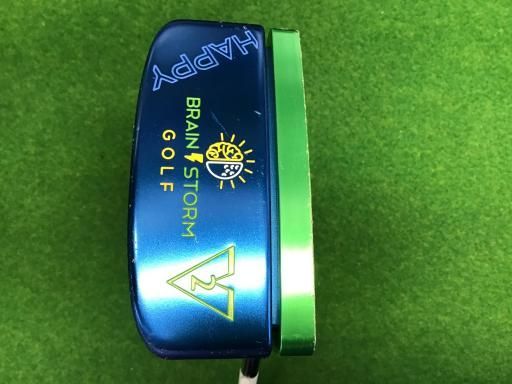 BRAIN STORM GOLF HAPPY V2 34インチ パター PT スチール フレックスその他 メンズ 男性用 右利き 右用 Cランク ゴルフクラブ