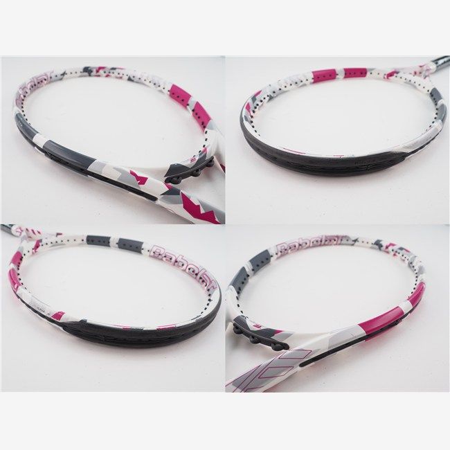 テニスラケット バボラ エボ アエロ ピンク モデル G 2 BABOLAT EVO AERO PINK 2025 c