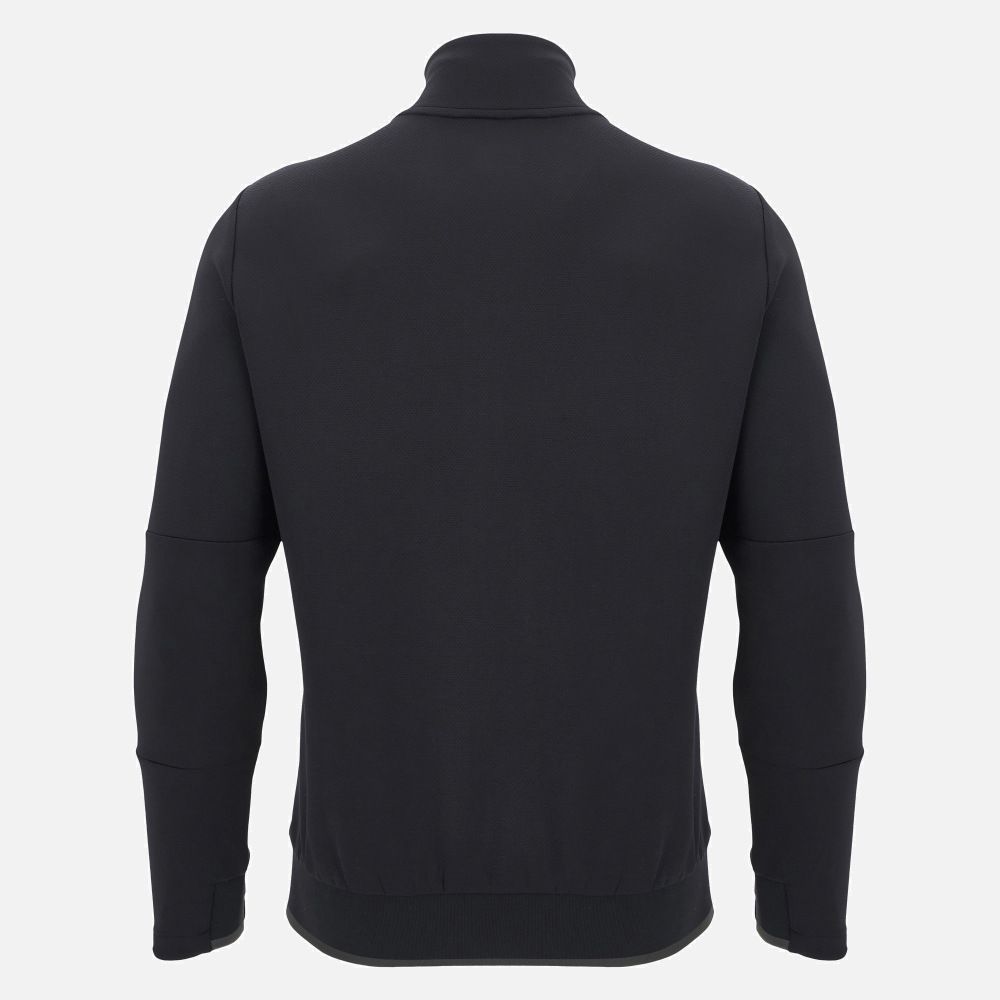 マクロン ラグビー グラスゴー ウォリアーズ 2025 2026 アスレジャー スウェットシャツ 黒 ブラック モデル 日本未発売