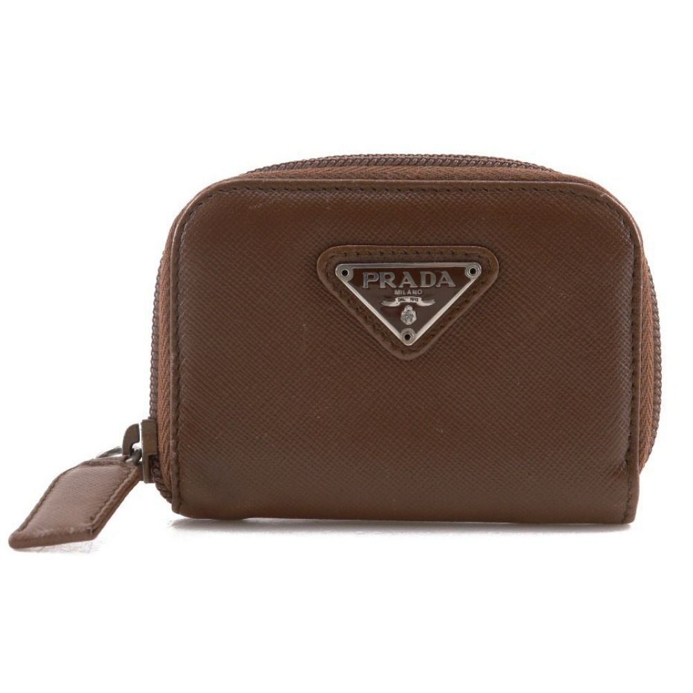 PRADA プラダ 三角ロゴ レザー _ コインケース