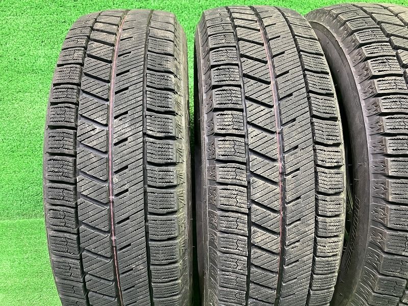 スタッドレス ブリヂストン ブリザックVRX 3 155 65 R 13 4本 7ミリ 2021年