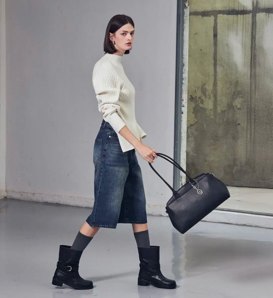 orYANY オリアニー ハーパー ショルダーバッグ ブラック キーホルダー含む