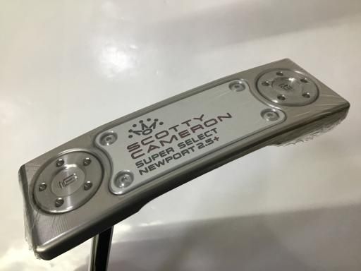 タイトリスト SCOTTY CAMERON SUPER SELECT NEWPORT 2.5 PLUS 34インチ レフティ パター PT スチール フレックスその他 メンズ 男性用 左利き レフティ 左用 Nランク ゴルフクラブ