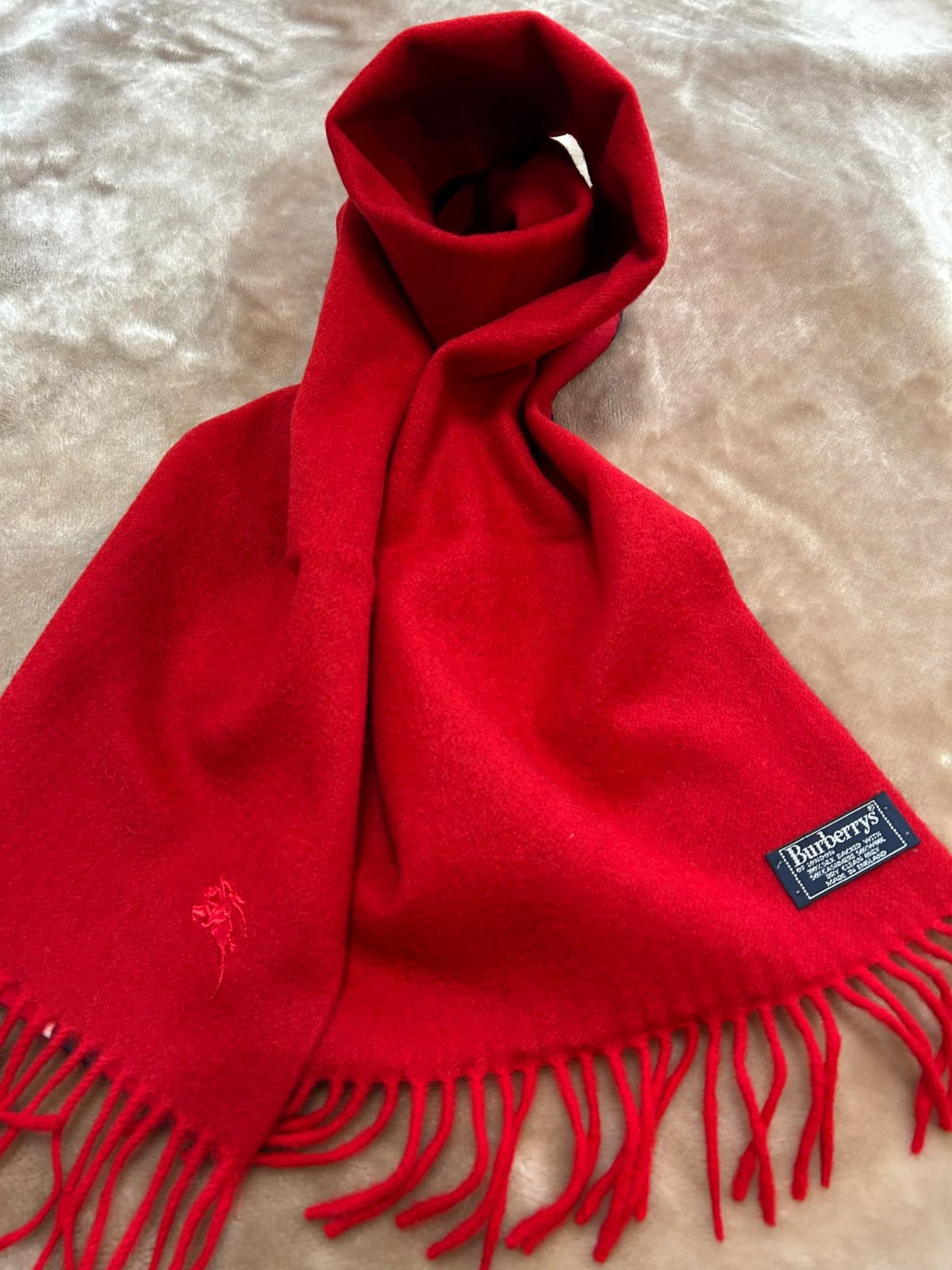 バーバリーBURBERRYマフラー ストール ショール スカーフレッド赤色系紺白無地ロゴストライプカシミヤカシミアウール毛シルク絹イングランド製 イギリス製 英国製レディース女性用 婦人 ウィメンズwomen’sメンズmen’s男性用紳士 ユニセックス男女兼用