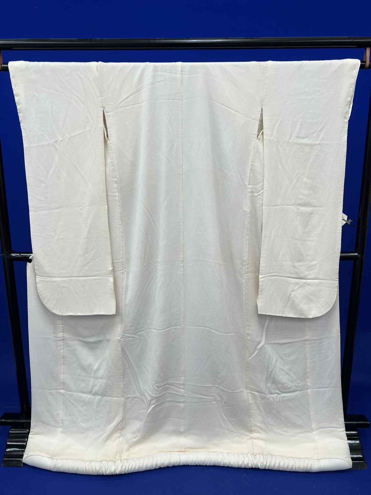 貸衣装処分品 正絹 ちりめん生成り色打掛 掛下 掛下帯 3点セット