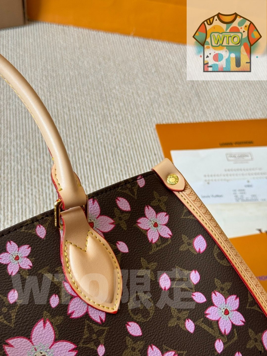  WTO通販 LV Onthego 35 cm サクラジャングルバッグ-WTO輸入-UWY 96 トートバッグ バッグ