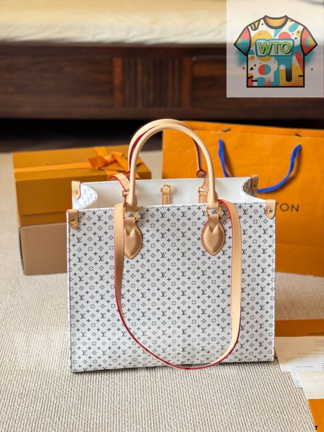 cm プリントジャングルバッグ