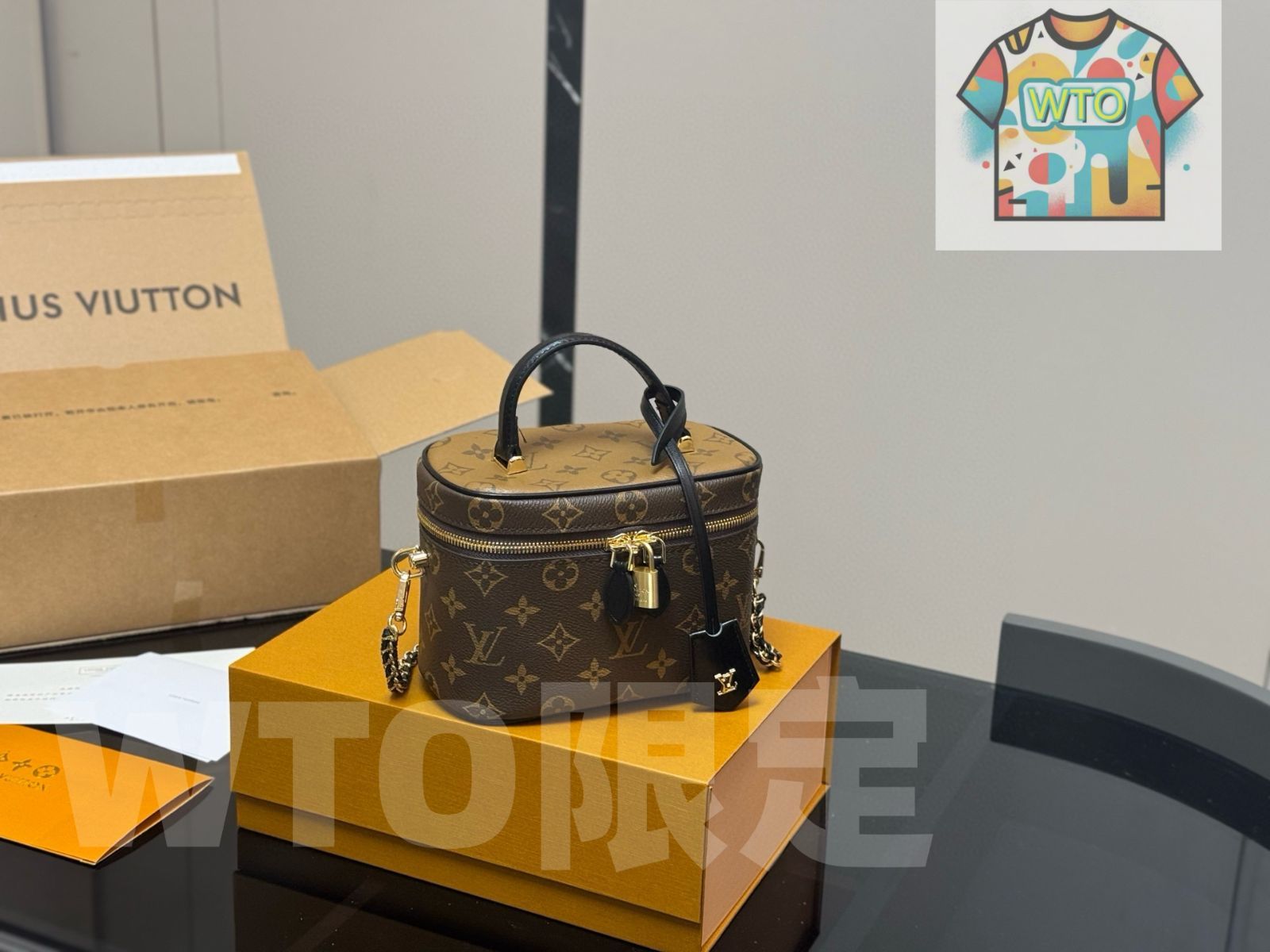 WTO通販 LV Nice Vanity Cosmetic Bag ルイヴィトン ナイスヴァニティ化粧バッグ-WTO輸入-RPP 60