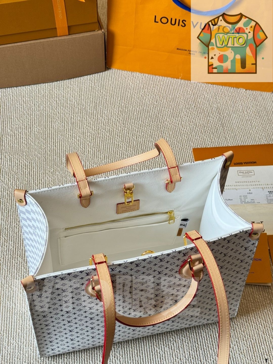 cm プリントジャングルバッグ