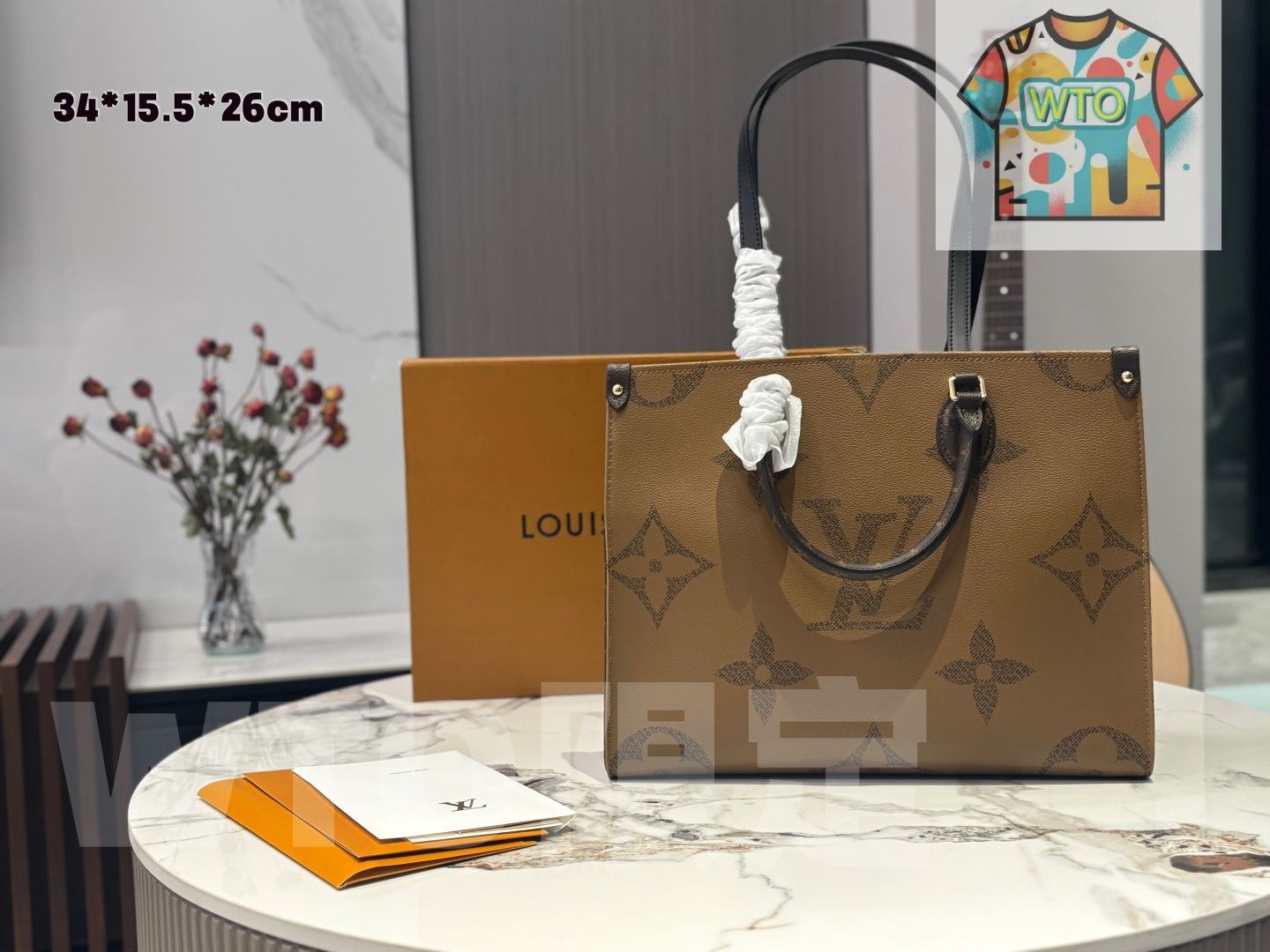 今日 LV Onthego ショッピングバッグ 2025 Model WTO輸入4