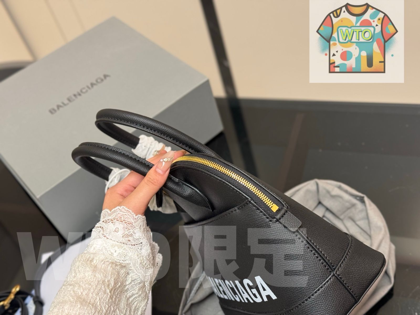 バレンシアガ ニューシェルバッグ-WTO輸入4