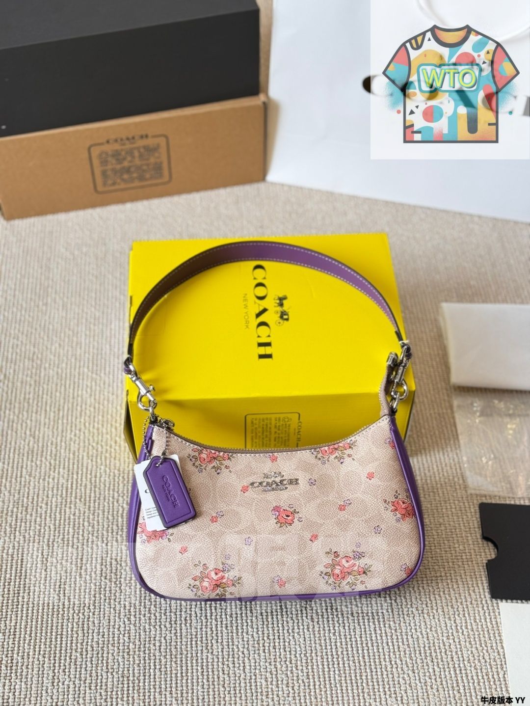 WTO通販 Coach Teri アンダーアームバッグ 大マージャンアップグレード版 -WTO輸入-YZY 47