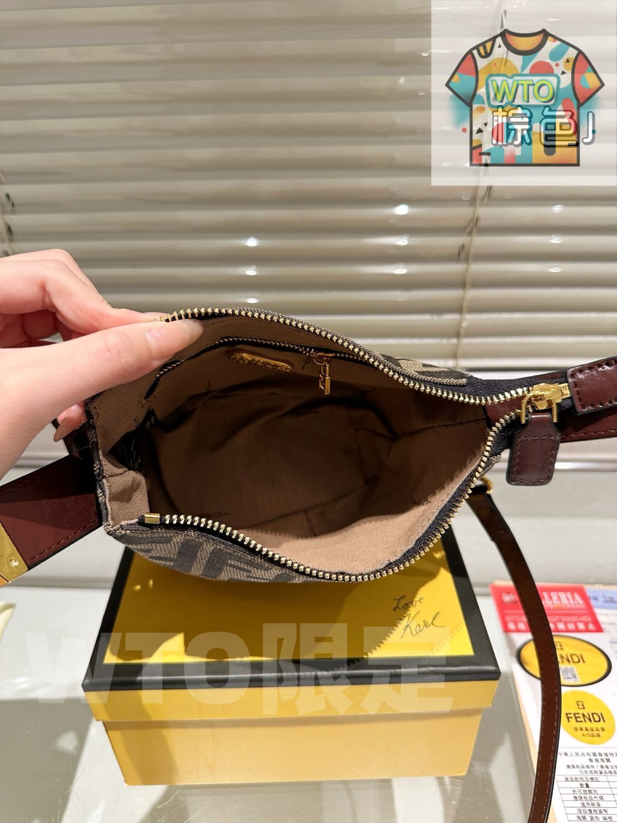  WTO通販 FENDI Denim Bento Bag デニム 弁当箱バッグ -WTO輸入-IVE 37 トートバッグ バッグ