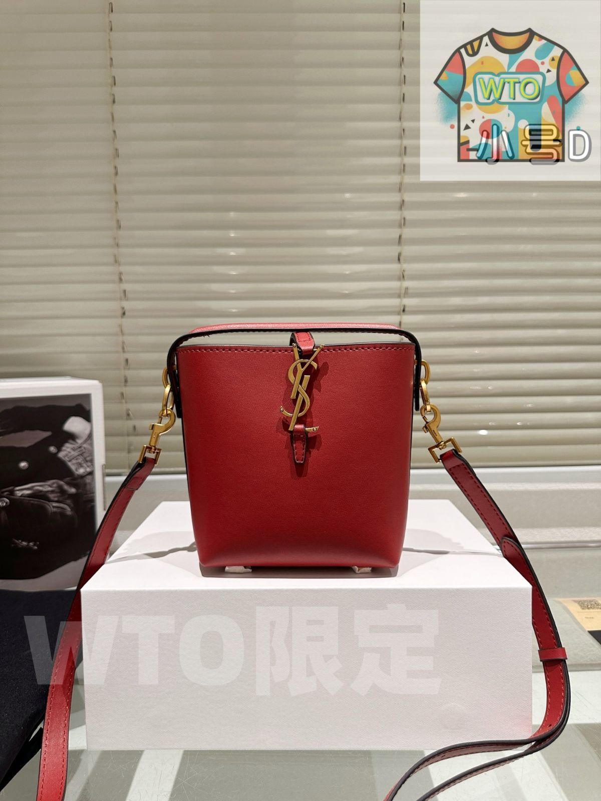 WTO通販 YSL Black - G Bucket Bag ブラックゴールド バケットバッグ -WTO輸入-IEM 87