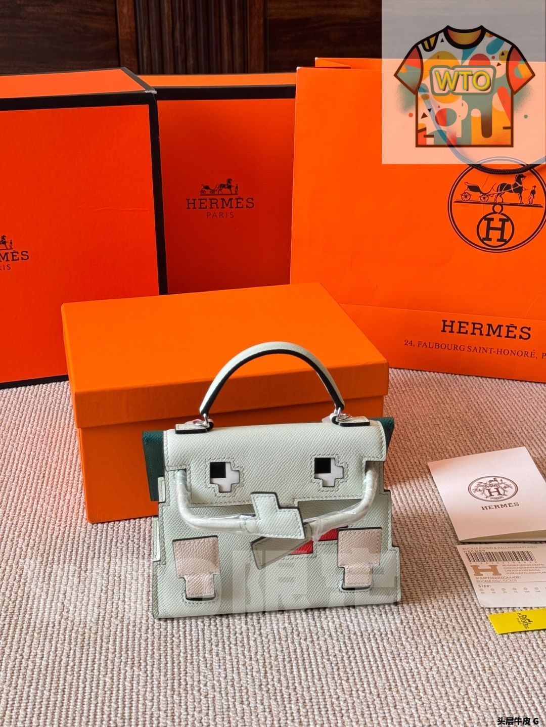 今日 Herm s Kellydo 2025 Model チェンジードールバッグ-WT 0輸入