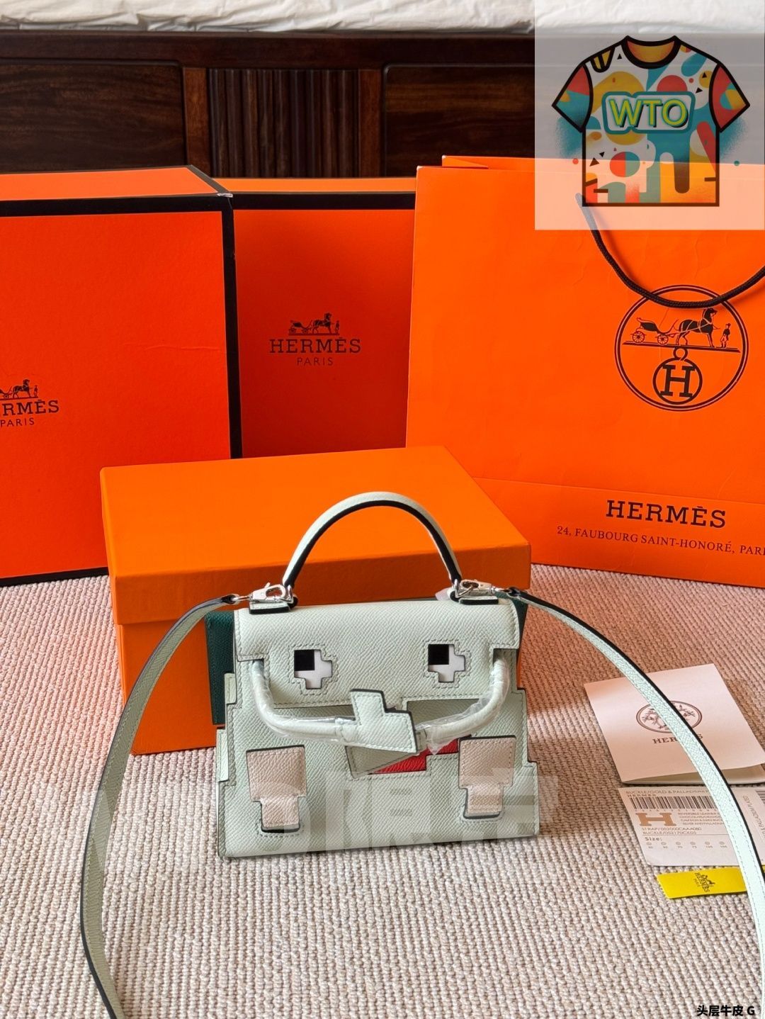 WTO通販 Herm s Kellydo 2025 Model チェンジードールバッグ-WTO輸入-IKB 34