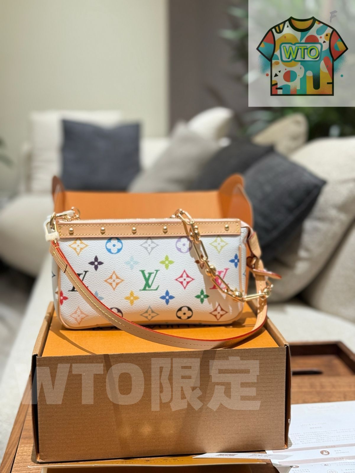 WTO通販 Takashi Murakami x Monogram マージャンバッグ 2025 Collaboration-WTO輸入-DDT 03