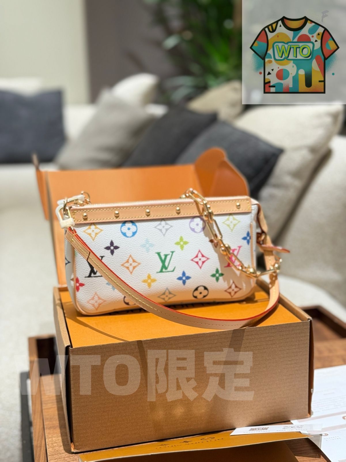 WTO通販 Takashi Murakami x Monogram マージャンバッグ 2025 Collaboration WTO輸入 DDT 03