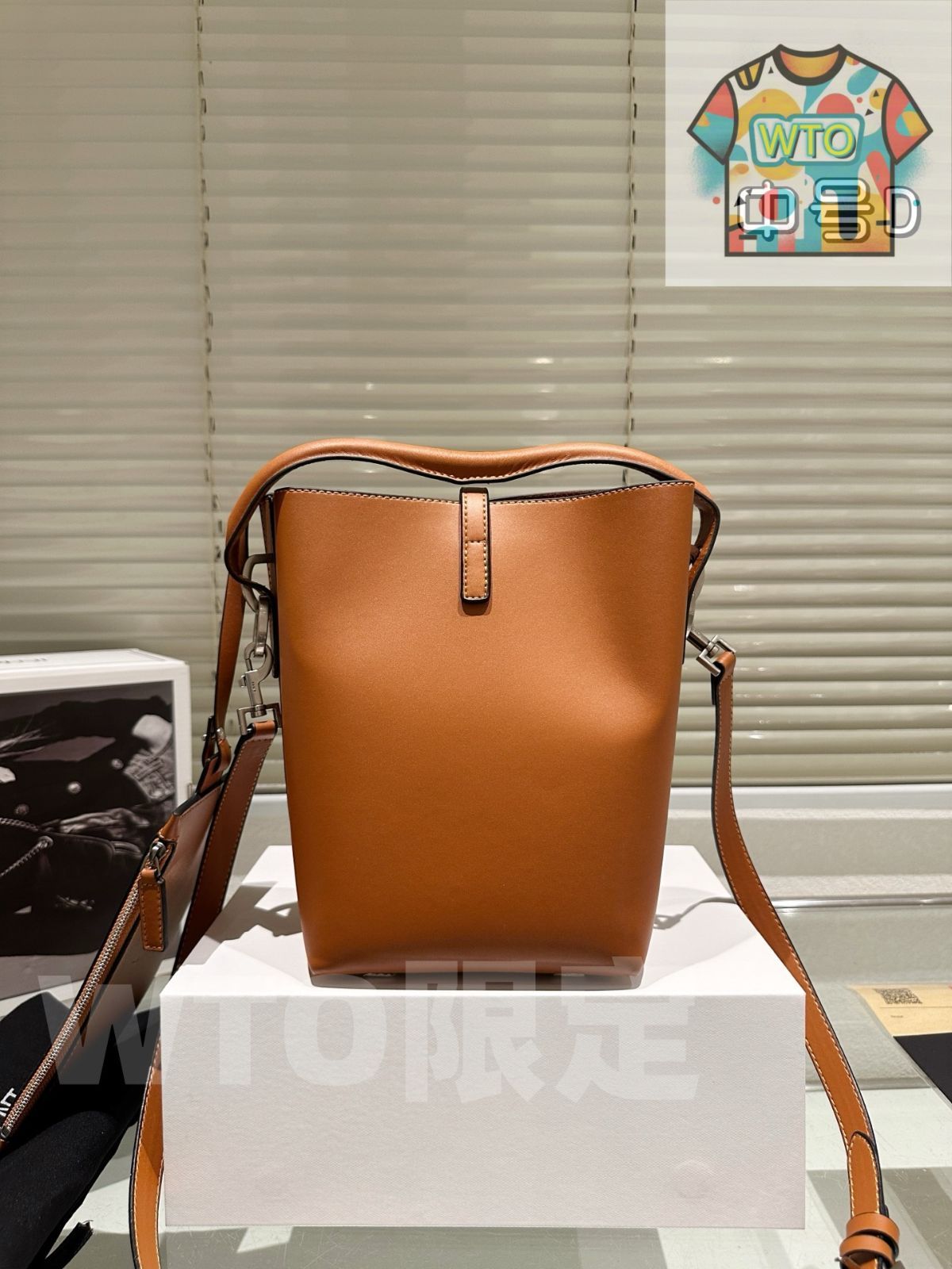 WTO通販 YSL Black - G Bucket Bag ブラックゴールド バケットバッグ -WTO輸入-ZJW 54