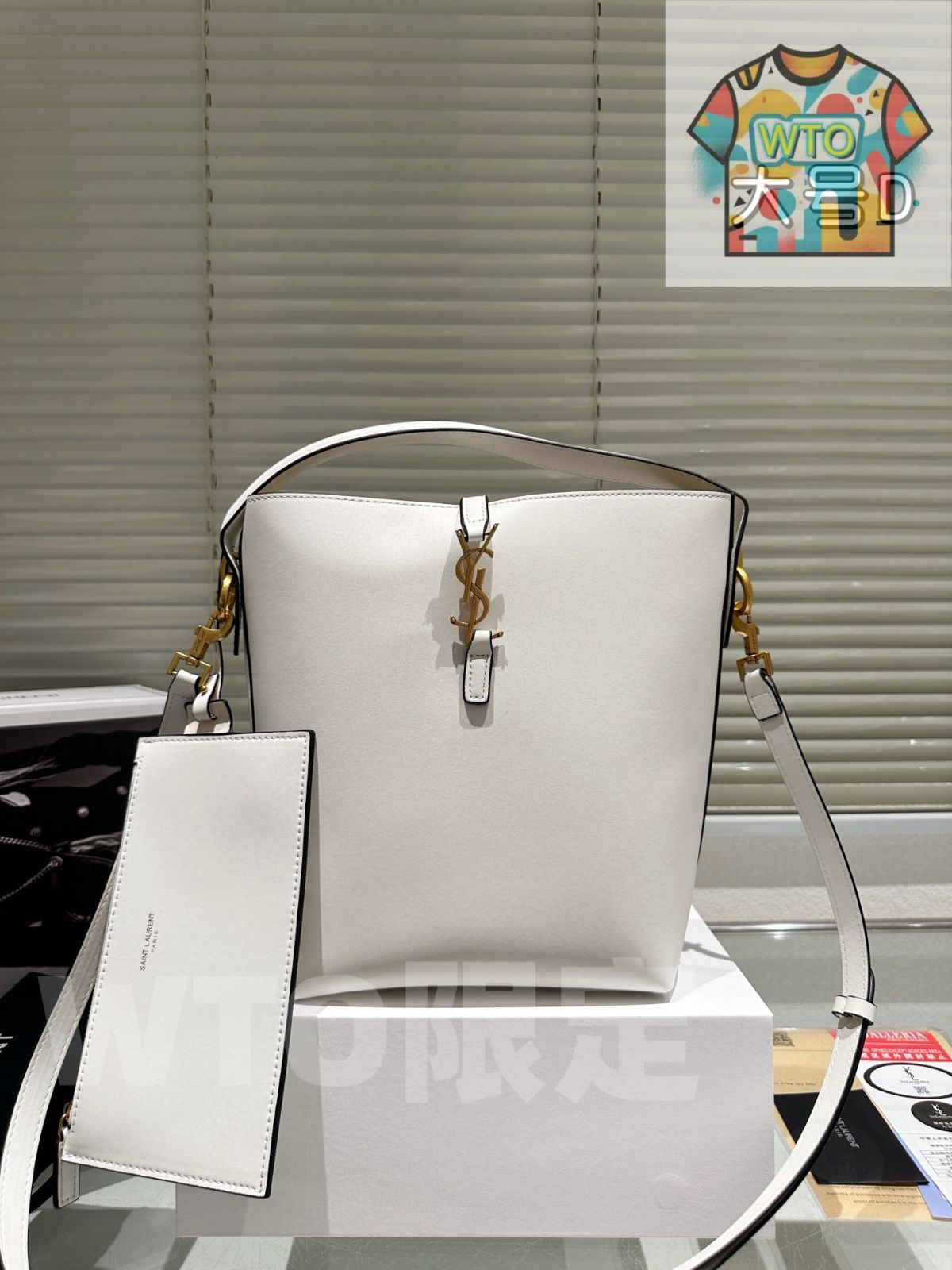  WTO通販 YSL Black - G Bucket Bag ブラックゴールド バケットバッグ -WTO輸入-MYT 47 トートバッグ バッグ