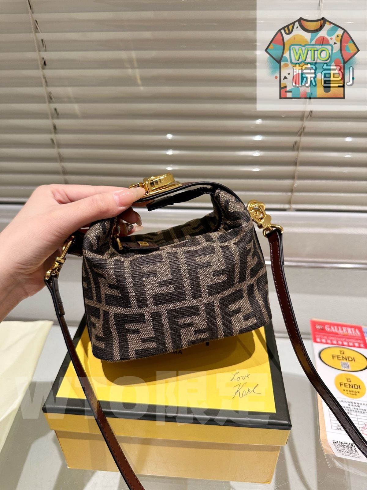 WTO通販 FENDI Denim Bento Bag デニム 弁当箱バッグ -WTO輸入-IVE 37