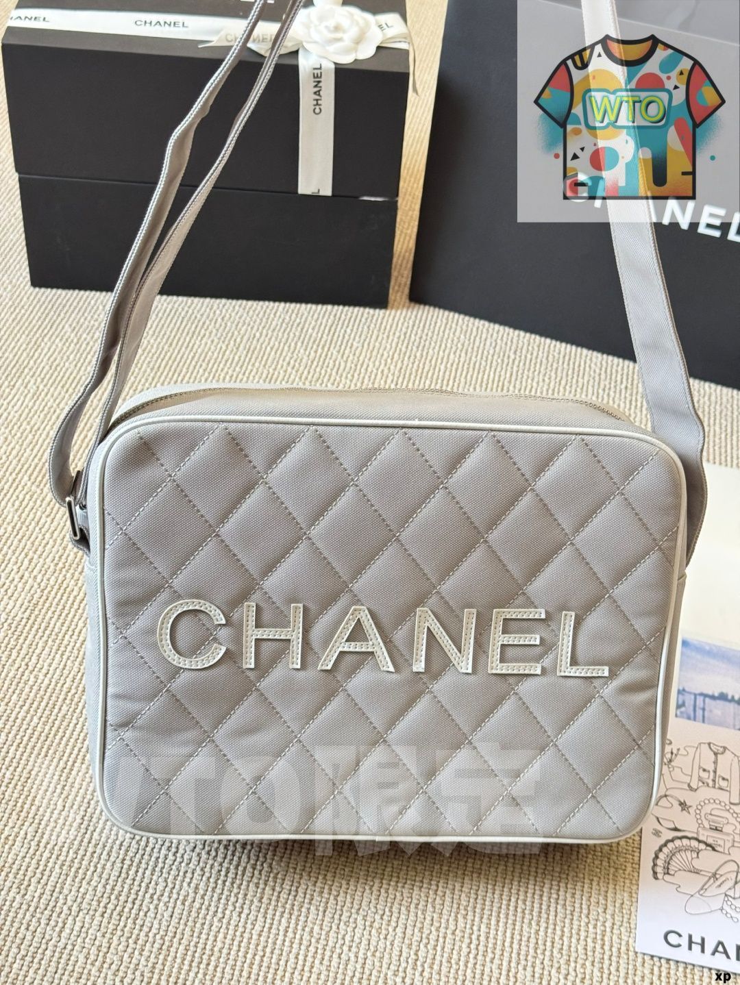 WTO通販 Chanel Vintage Fitness Sports Bag - 24 Ss Camera ヴィンテージフィットネススポーツバッグ カメラバッグ-WTO輸入-ZPT 56