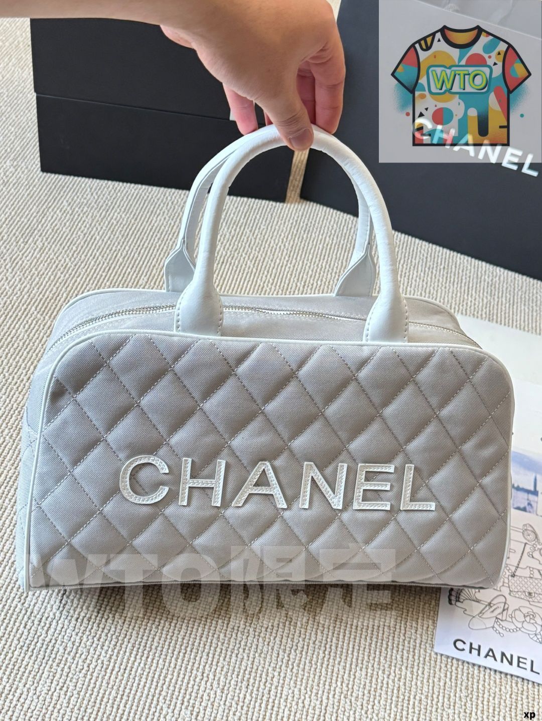 WTO通販 Vintage CHANEL ボウリング ショルダーバッグ-WTO輸入-RDU 27